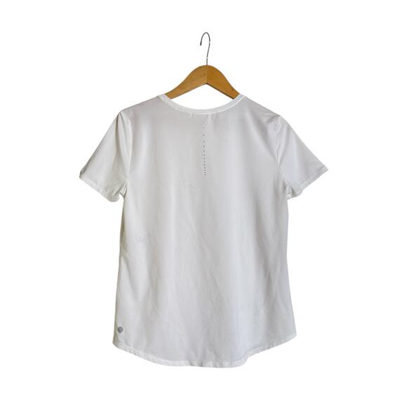 Zella Women's Energy Performance T-Shirt Short Sleeve Stretch Soft Size M White - Picture 5 of 7